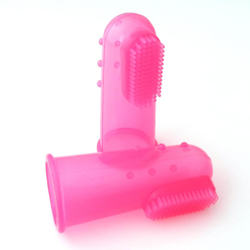 Brosse à Dents Doigt en Silicone Chien & Chat