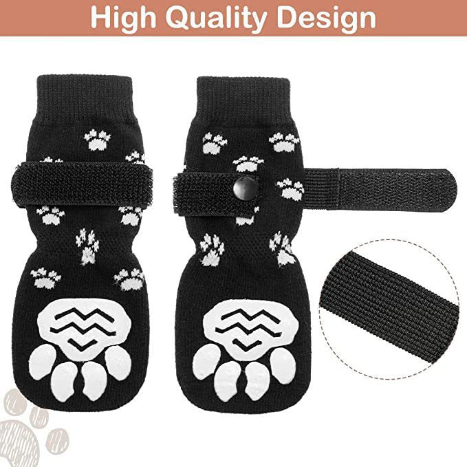 Chaussettes Antidérapantes pour Chien & Chat