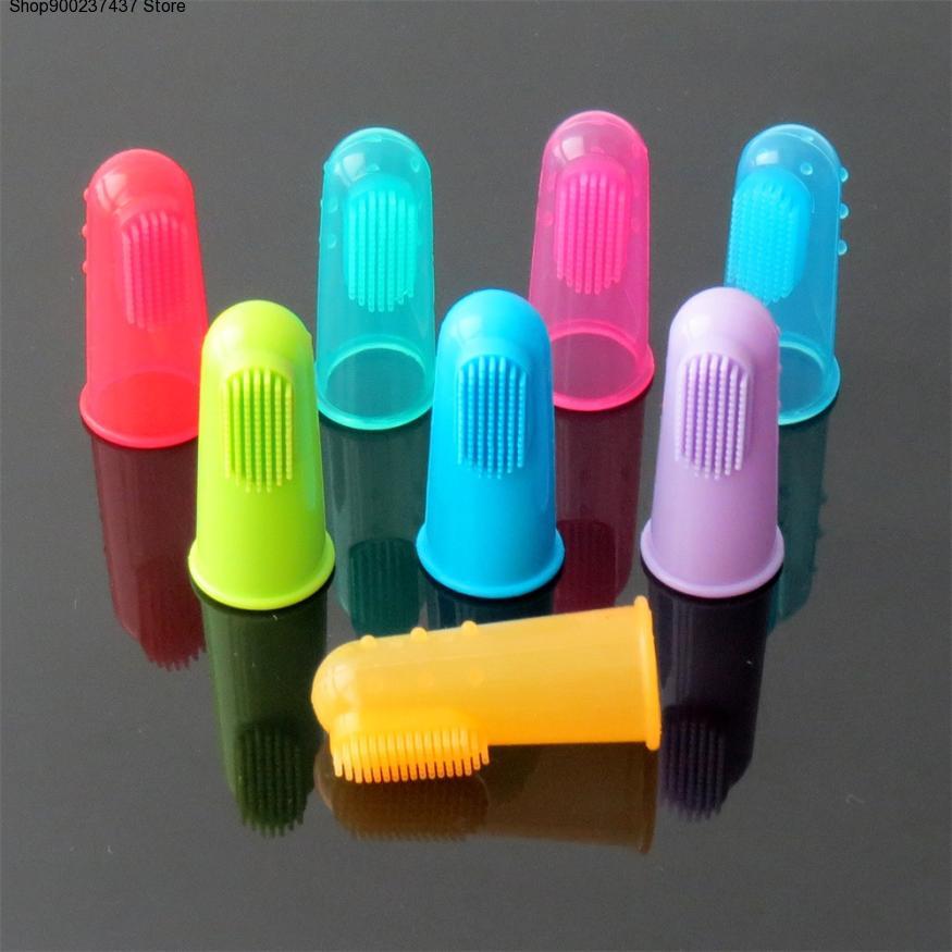 Brosse à Dents Doigt en Silicone Chien & Chat