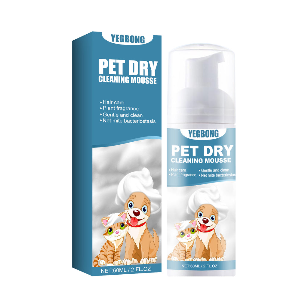 Mousse Sèche Nettoyante Sans Rinçage Chien & Chat