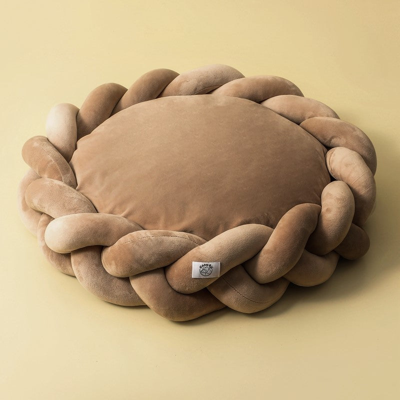 Panier Rond Tressé pour Chien & Chat