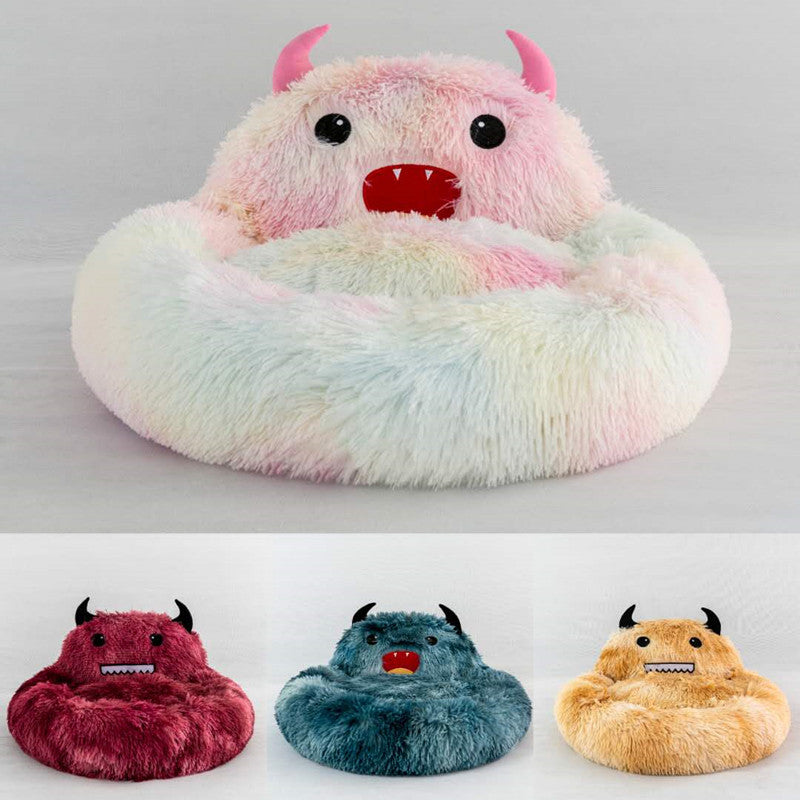Panier Peluche Petit Monstre pour Chat