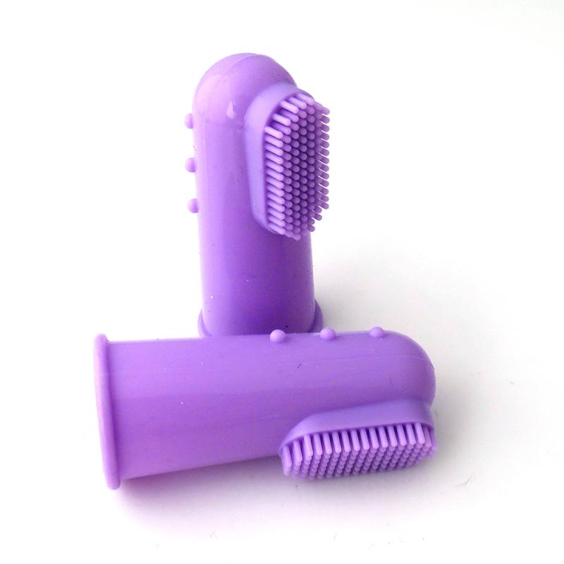 Brosse à Dents Doigt en Silicone Chien & Chat