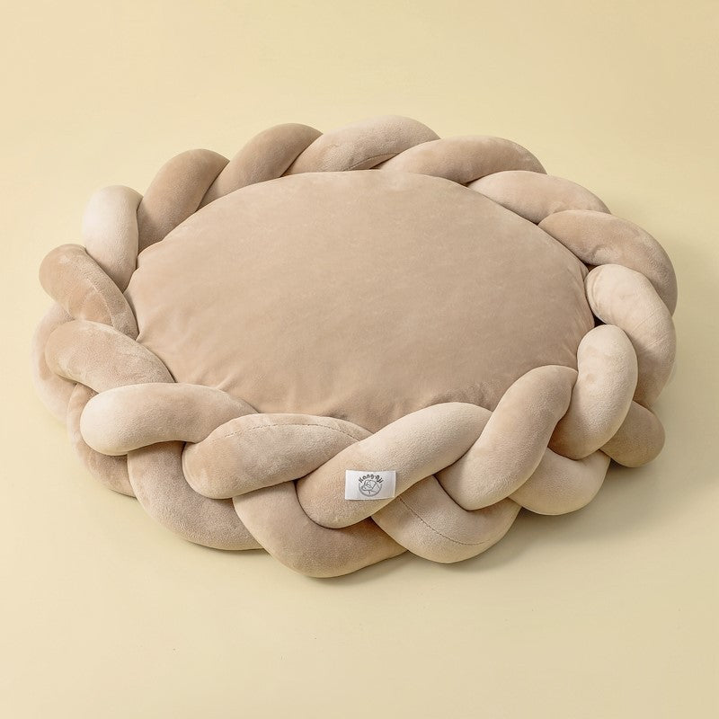 Panier Rond Tressé pour Chien & Chat