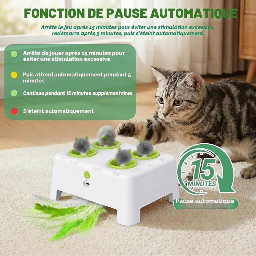 Jouet Chat Pop-Up Instinct de Chasse
