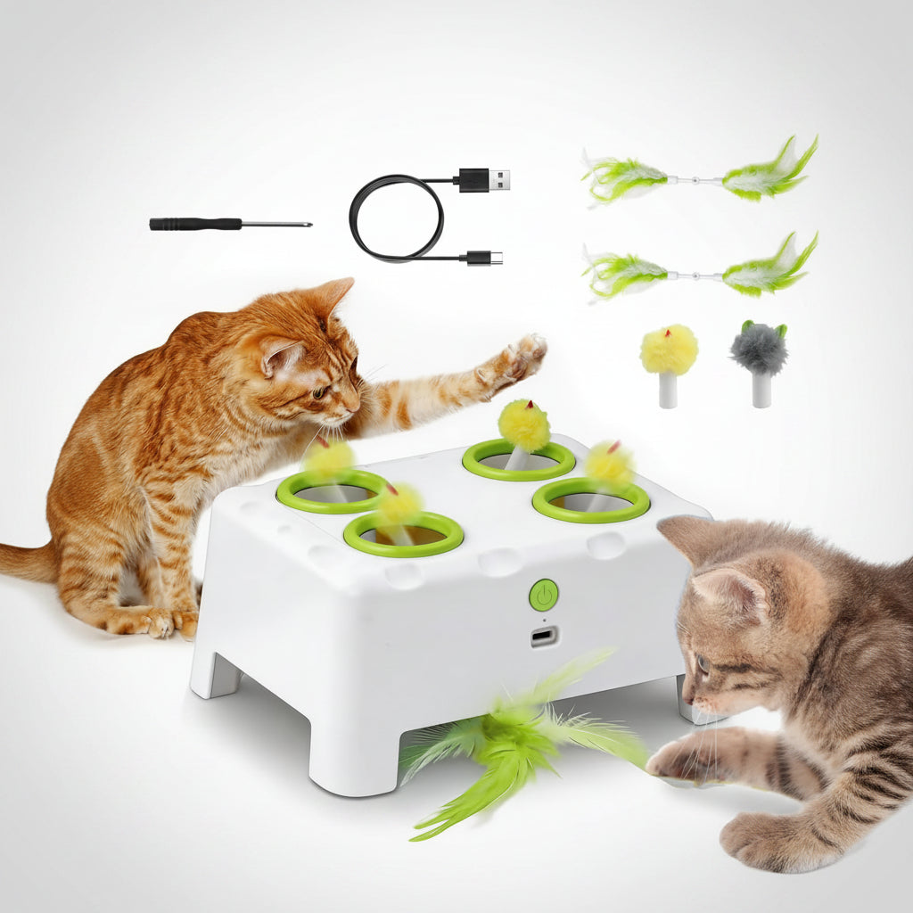 Jouet Chat Pop-Up Instinct de Chasse