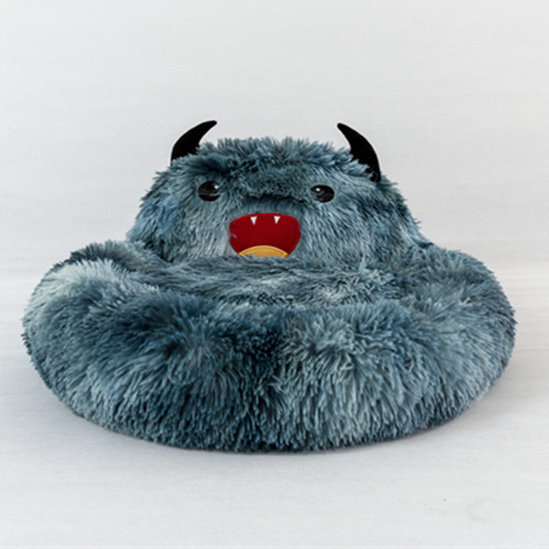 Panier Peluche Petit Monstre pour Chat