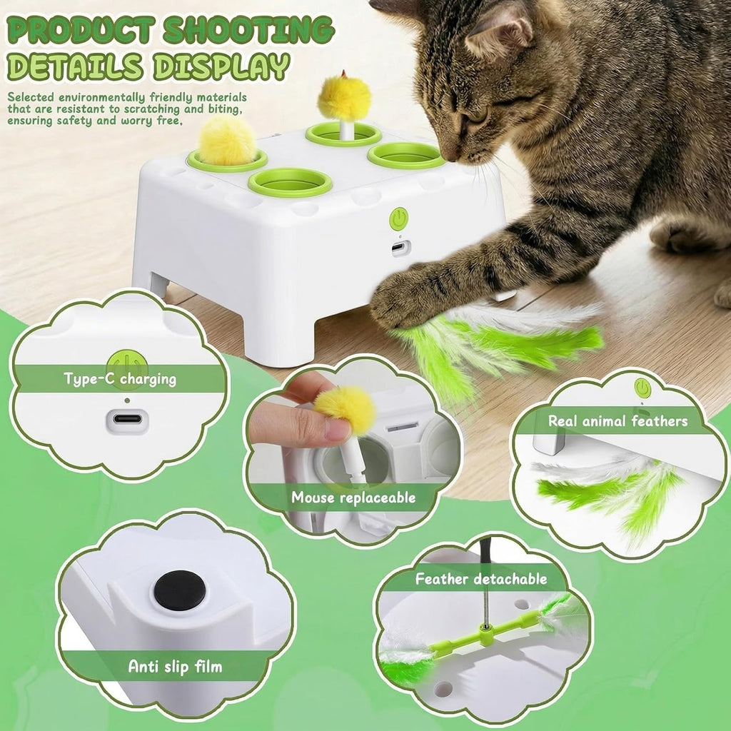 Jouet Chat Pop-Up Instinct de Chasse
