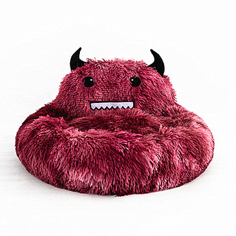 Panier Peluche Petit Monstre pour Chat