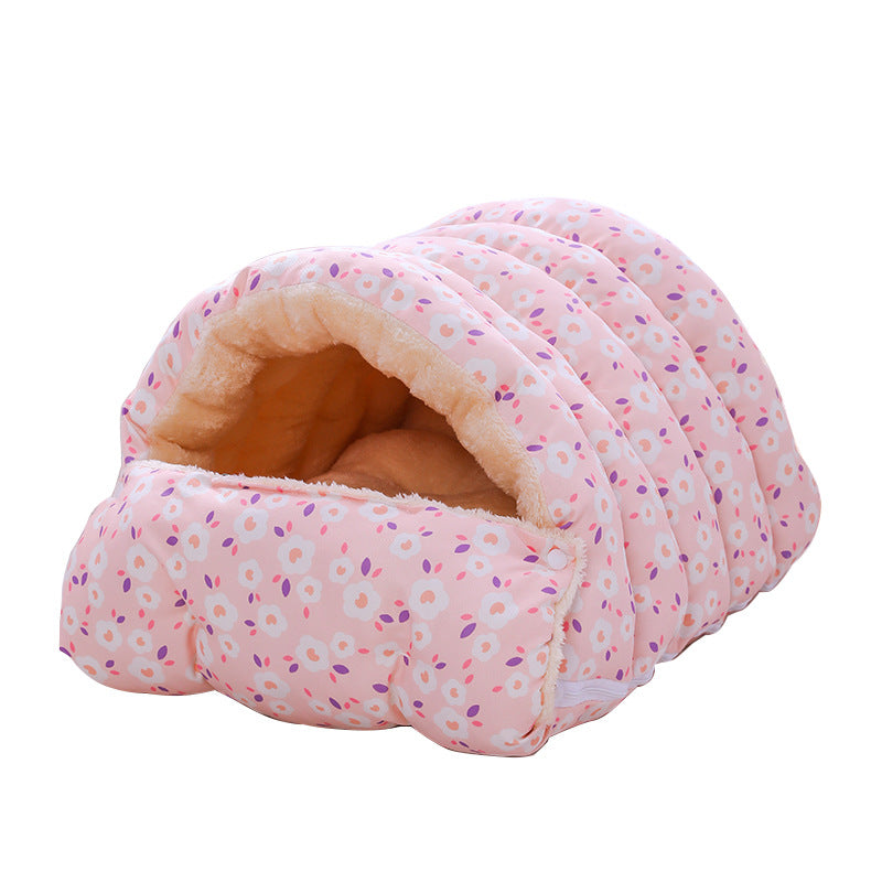 Panier Cocon Peluche Ultra Douillet pour Chat