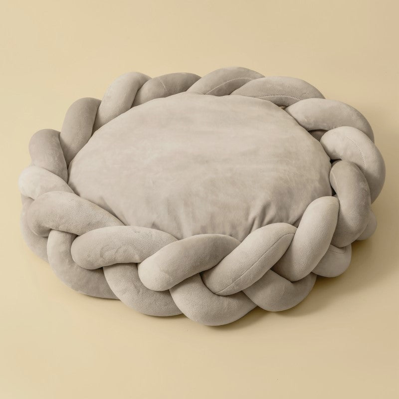 Panier Rond Tressé pour Chien & Chat