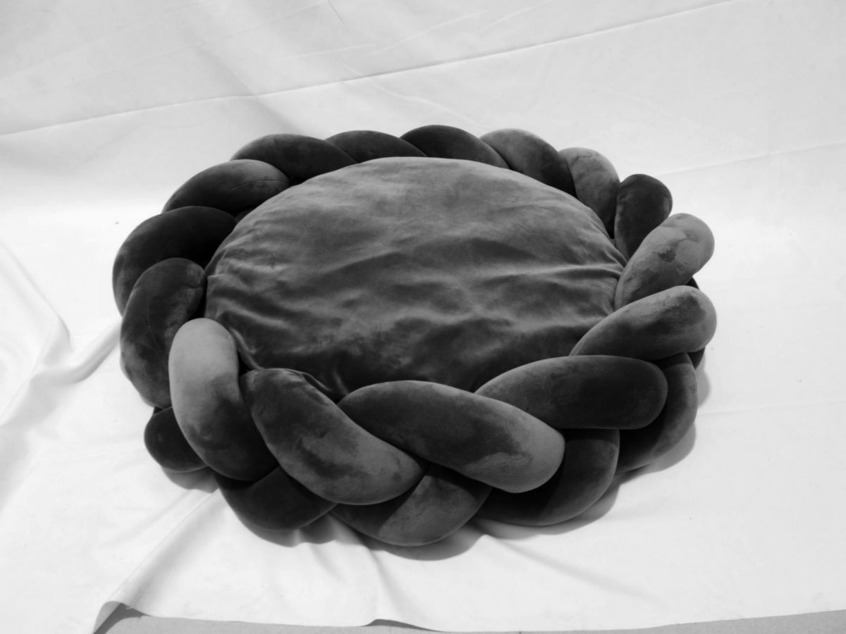 Panier Rond Tressé pour Chien & Chat