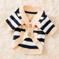 Pull Tricoté Rayé pour Chien