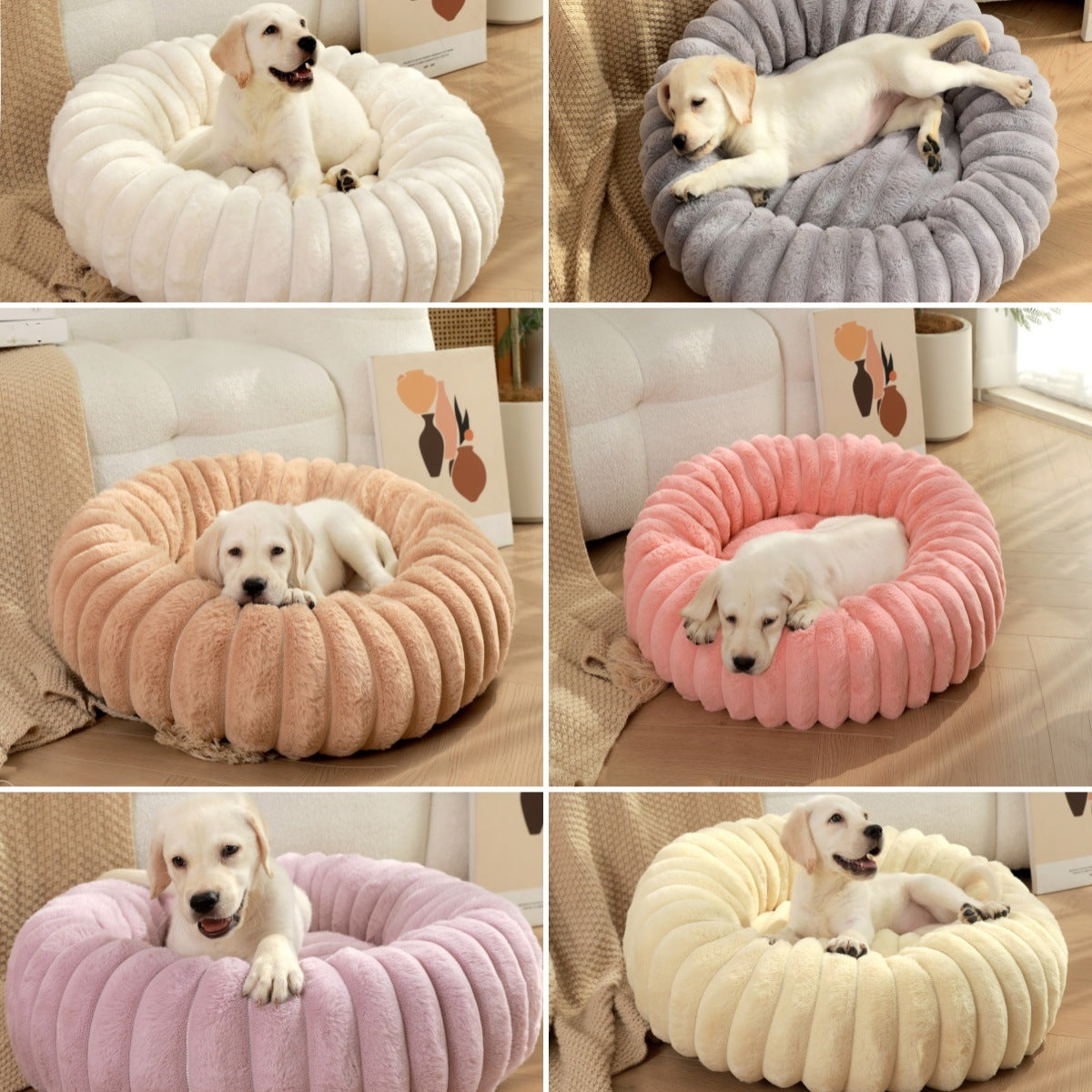 Panier Peluche Longs Poils pour Chat