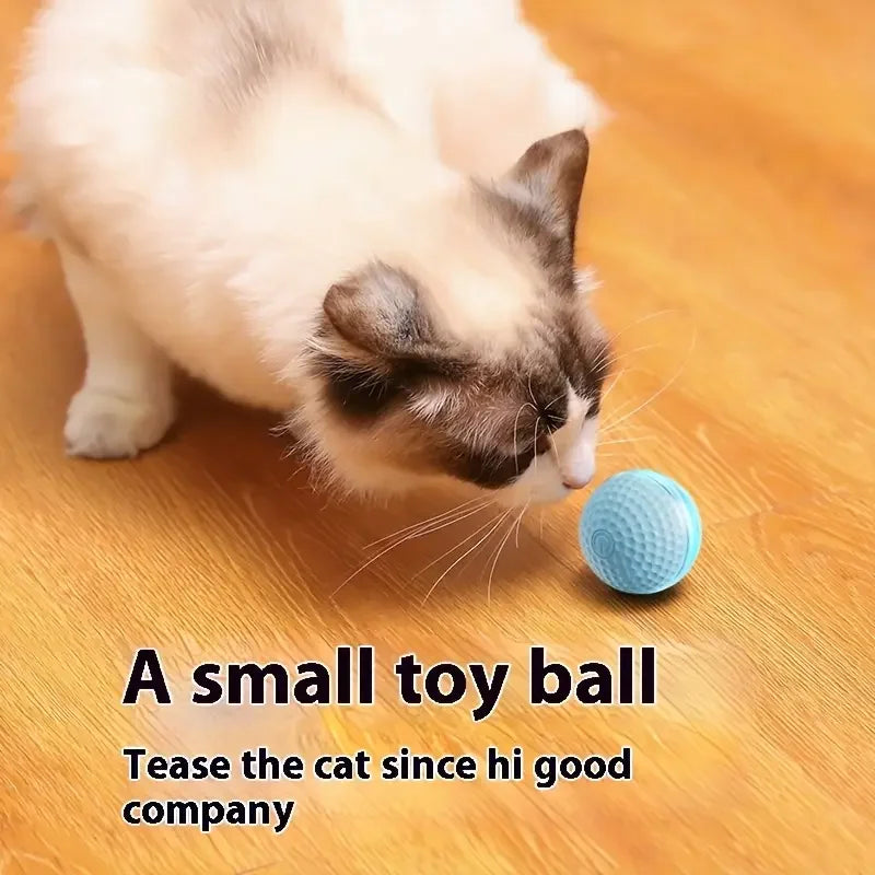 Balle Interactive Automatique pour Chat – Jouet Intelligent Rechargeable USB