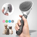 Brosse autonettoyante pour chien et chat - vue 1