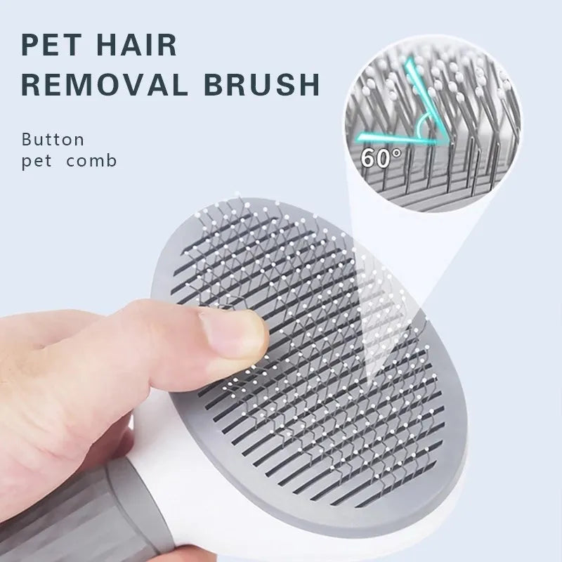 Brosse autonettoyante pour chien et chat - vue 3