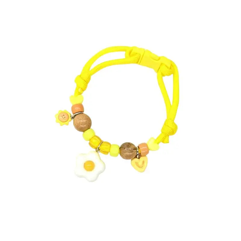 Collier Anti-Puces Macaron Naturel pour Chat