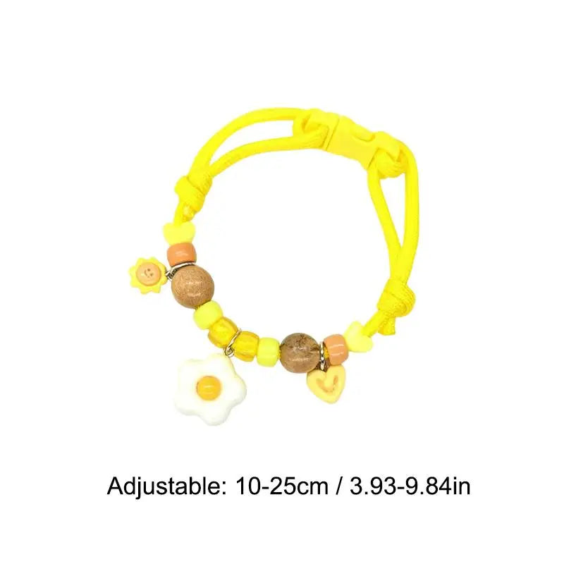 Collier Anti-Puces Macaron Naturel pour Chat