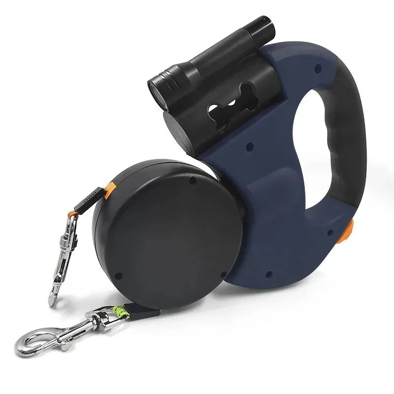 Laisse Rétractable Double pour Chien