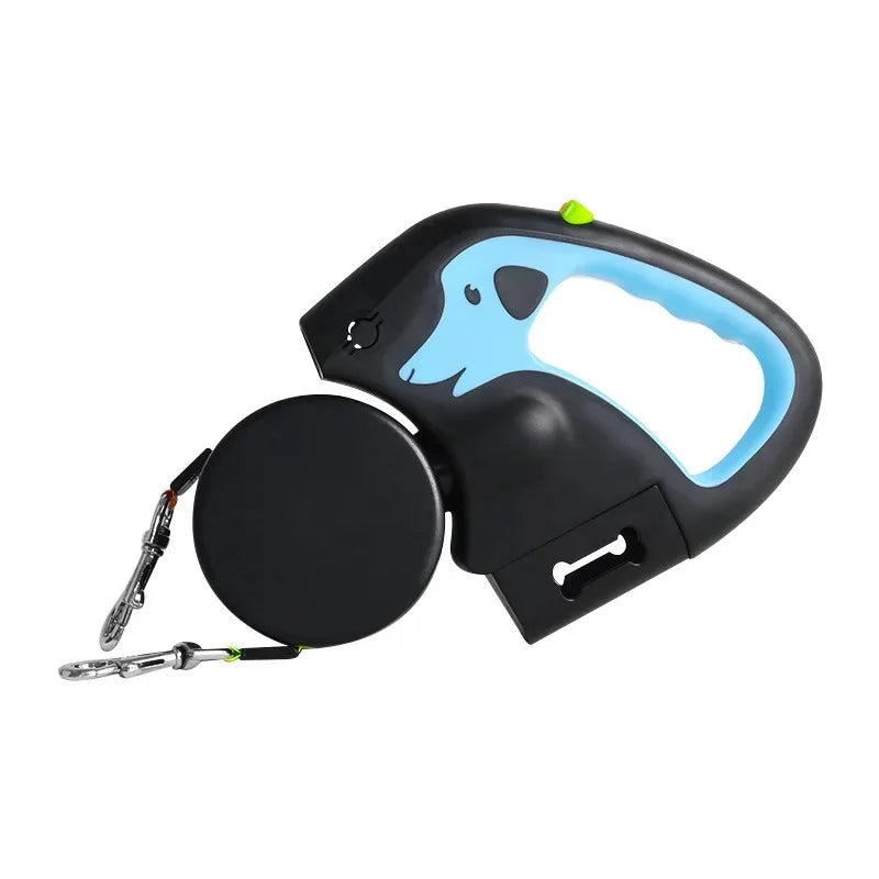 Laisse Rétractable Double pour Chien