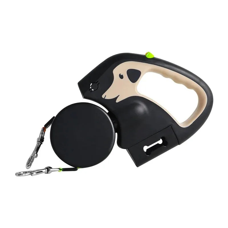 Laisse Rétractable Double pour Chien