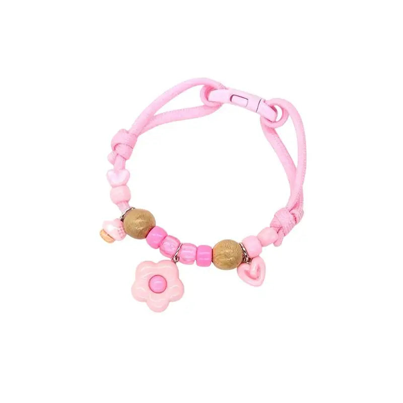 Collier Anti-Puces Macaron Naturel pour Chat