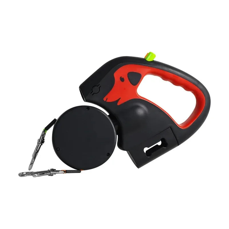 Laisse Rétractable Double pour Chien